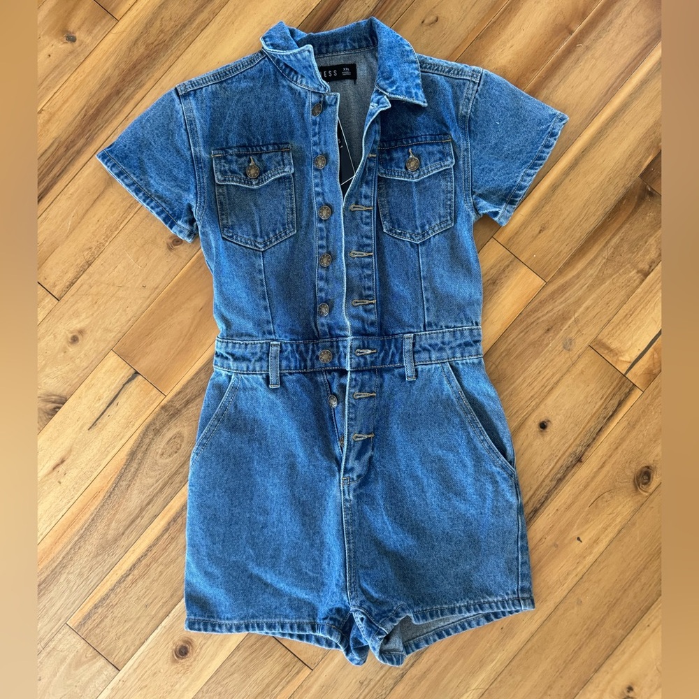 Lionness XXS Denim Romper